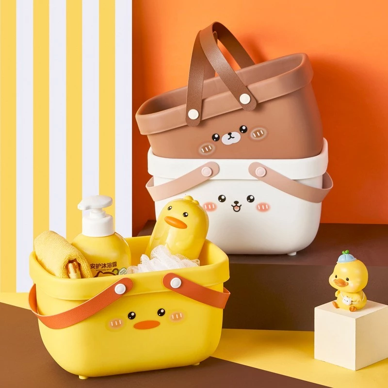 Cesto Multifuncional Decorado Perfeito Para Itens de Banho